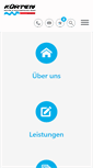 Mobile Screenshot of kuerten-haustechnik.com